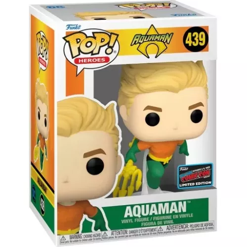 Funko Pop! Aquaman #439 Heroes Vinyl Figure Box