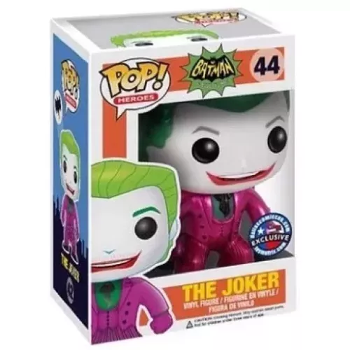 Funko Pop! The Joker #44 Metallic Batman Classic TV Series Box