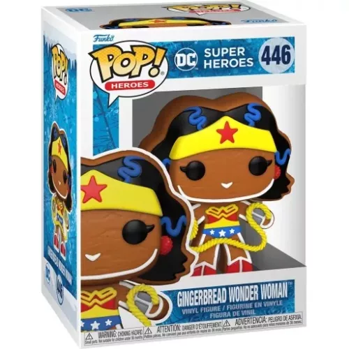 Funko Pop! Gingerbread Wonder Woman #446 DC Super Heroes Box