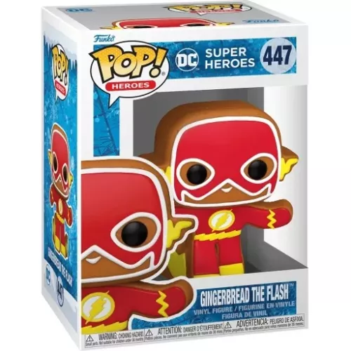Funko Pop! Gingerbread The Flash #447 DC Super Heroes Box