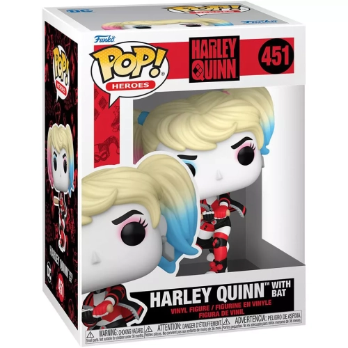 Funko Pop! Harley Quinn with Bat #451 Heroes Vinyl Figure Box