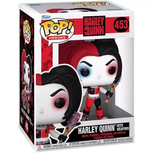Funko Pop! Harley Quinn with Weapons #453 Heroes Vinyl Figure Box