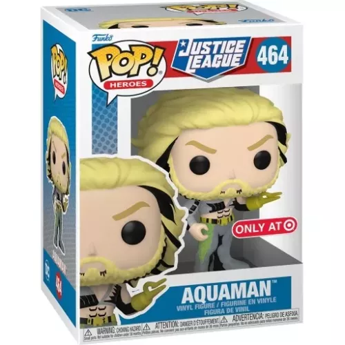 Funko Pop! Aquaman #464 Justice League Heroes Vinyl Figure Box
