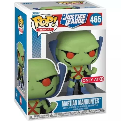 Funko Pop! Martian Manhunter #465 Justice League Heroes Box