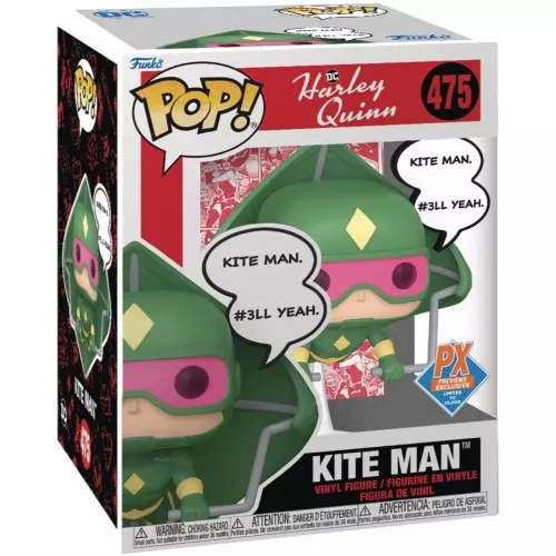 Funko Pop! Kite Man #475 DC Harley Quinn Heroes Vinyl Figure Box