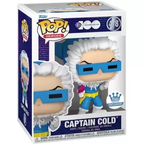 Funko Pop! Captain Cold #478 Warner Bros. 100 Celebrating Every Story Box