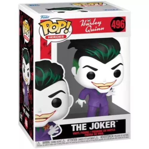 Funko Pop! The Joker #496 DC Harley Quinn Heroes Vinyl Figure Box