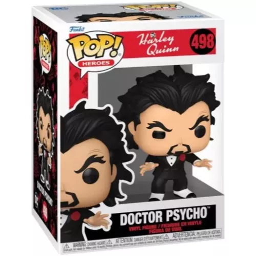Funko Pop! Doctor Psycho #498 DC Harley Quinn Heroes Box