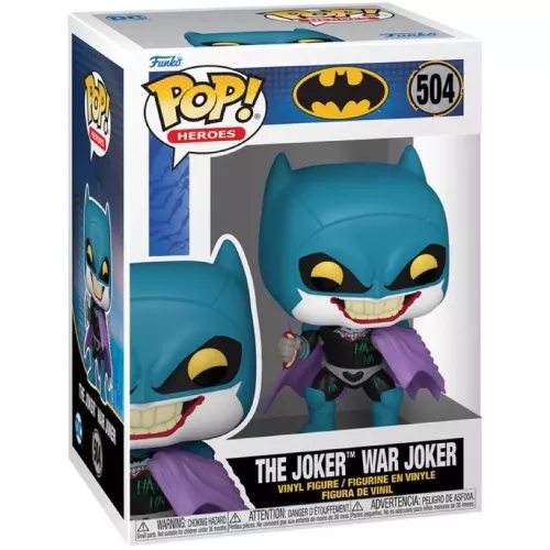 Funko Pop! The Joker War Joker #504 Batman Heroes Vinyl Figure Box