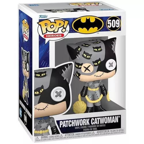 Funko Pop! Patchwork Catwoman #509 Batman Heroes Vinyl Figure Box