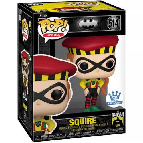 Funko Pop! Squire #514 Batman Heroes Vinyl Figure Box