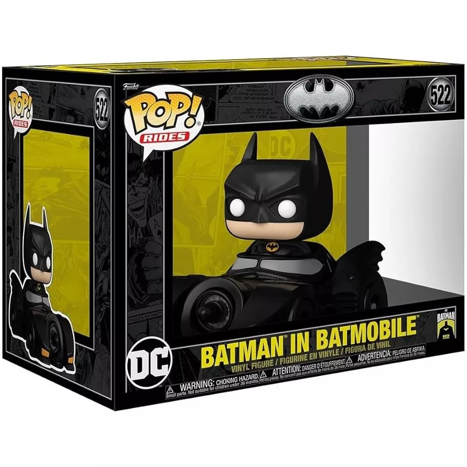 Batman in Batmobile Box