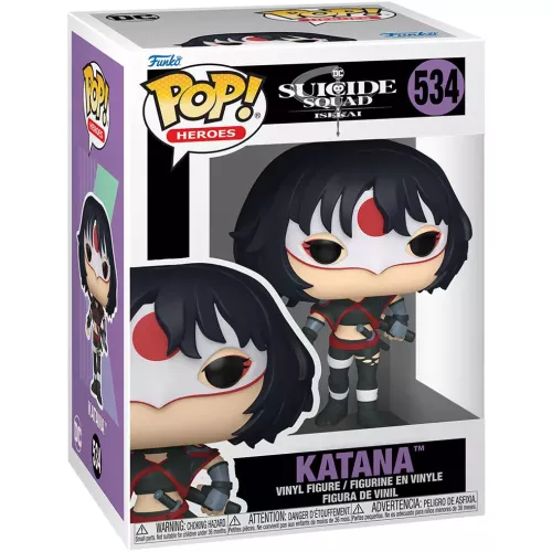 Funko Pop! Katana #534 Suicide Squad Isekai Heroes Box
