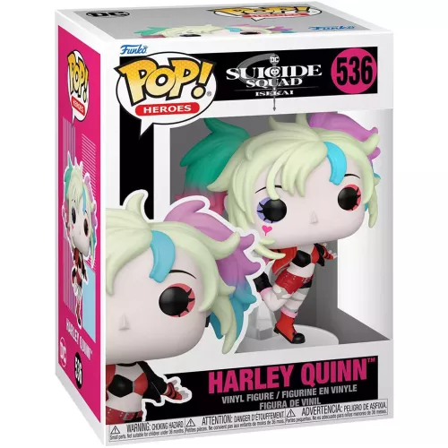 Funko Pop! Harley Quinn #536 Suicide Squad Isekai Heroes Box