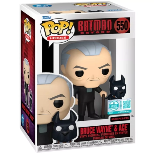 Funko Pop! Bruce Wayne & Ace #550 Batman Beyond Heroes Box