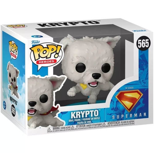 Funko Pop! Krypto #565 DC Studios Superman Heroes Vinyl Figure Box