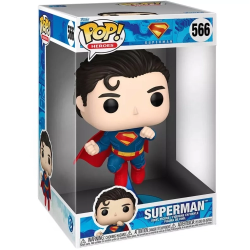 Funko Pop! Superman #566 10 Inch DC Studios Superman Box