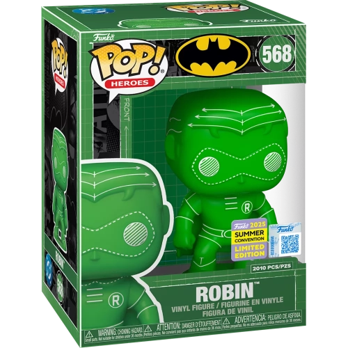 Funko Pop! Robin #568 Green Blueprint Deco Batman Heroes Box