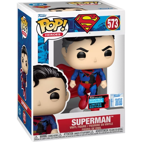 Funko Pop! Superman #573 Comic Deco Heroes Vinyl Figure Box