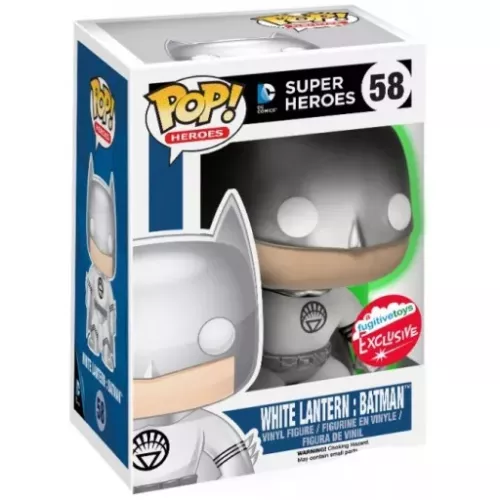 Funko Pop! White Lantern: Batman #58 Glows in the Dark Box