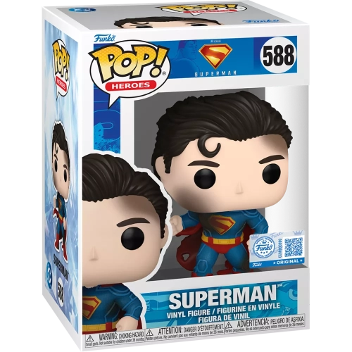 Funko Pop! Superman #588 Battle Damage DC Studios Superman Box