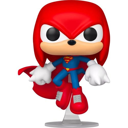 Funko Pop! Knuckles as Superman #596 DC x Sonic The Hedgehog