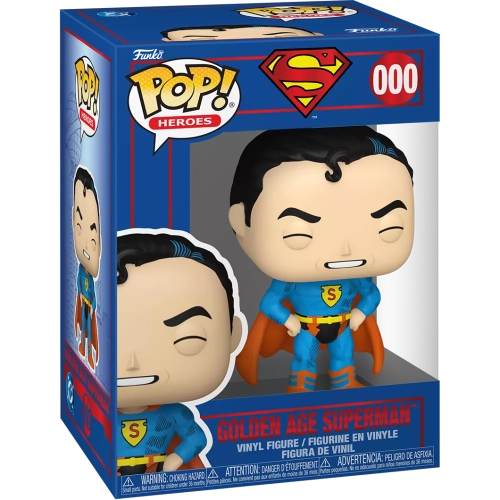 Funko Pop! Golden Age Superman #609 Heroes Vinyl Figure Box