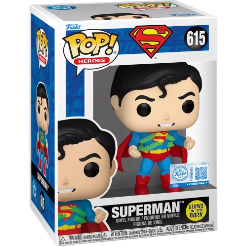 Funko Pop! Superman #615 Breaking Chains Glows in the Dark Box