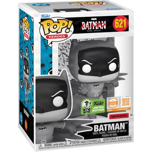 Funko Pop! Batman #621 Bat-Manga! Black and White Batman Dark Knight Box