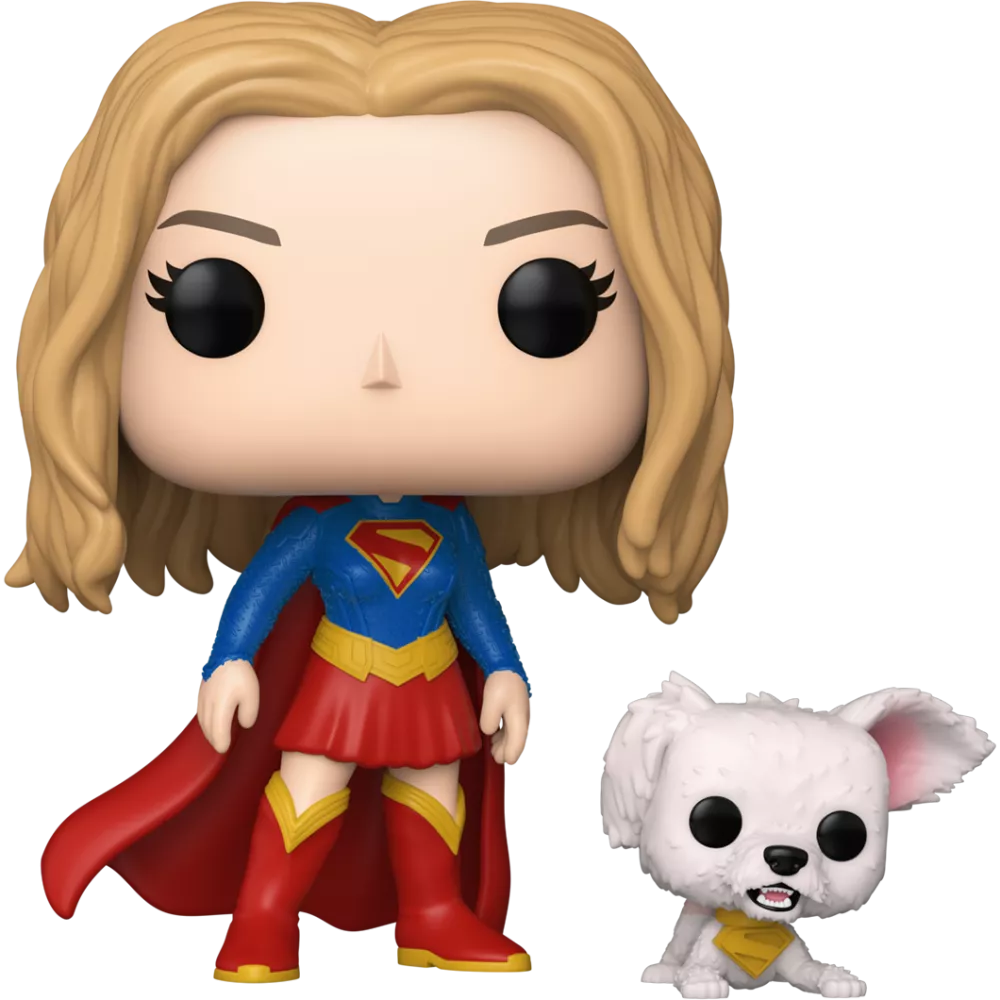 Supergirl with Puppy Krypto