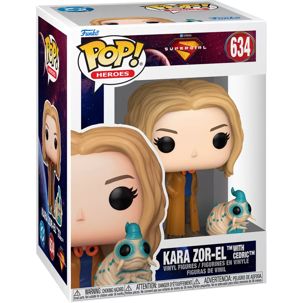 Kara Zor-El with Cedric Box
