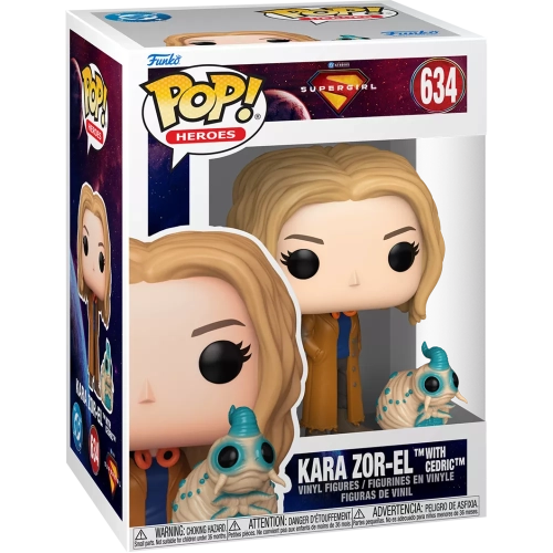 Funko Pop! Kara Zor-El with Cedric #634 DC Studios Supergirl Box