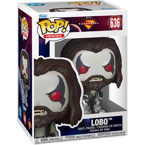 Funko Pop! Lobo #636 DC Studios Supergirl Heroes Vinyl Figure Box