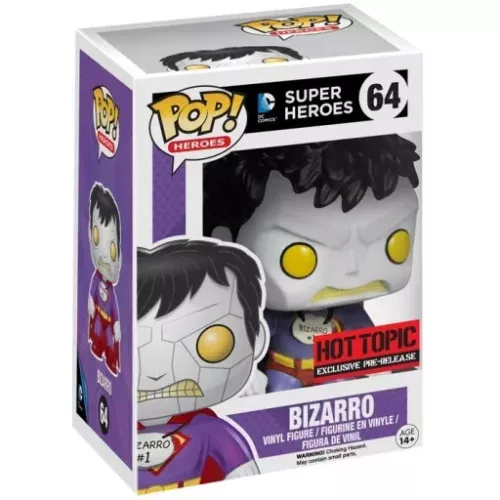 Funko Pop! Bizarro #64 DC Comics Super Heroes Vinyl Figure Box