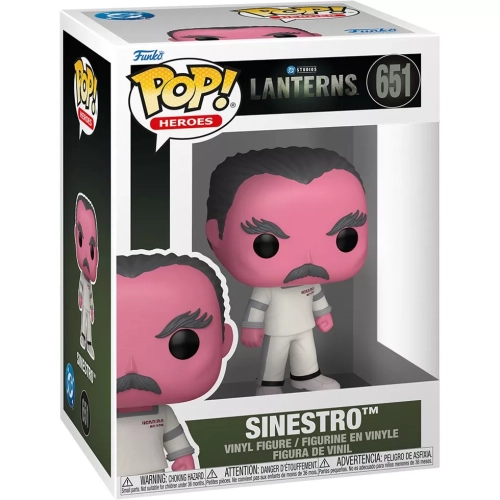 Funko Pop! Sinestro #651 DC Studios Lanterns Heroes Box