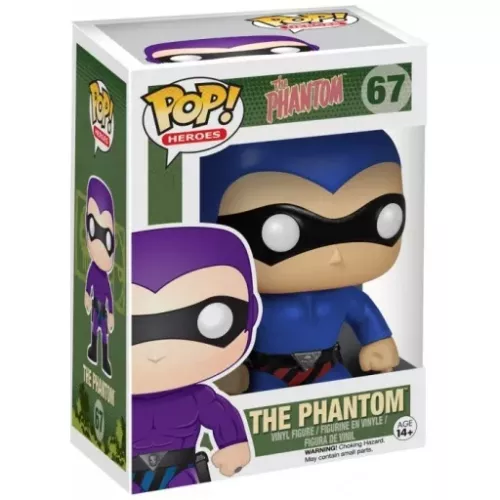 Funko Pop! The Phantom #67 Blue Heroes Vinyl Figure Box