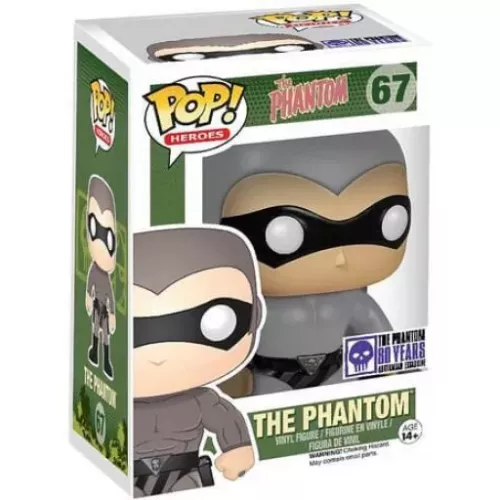 Funko Pop! The Phantom #67 Grey Heroes Vinyl Figure Box
