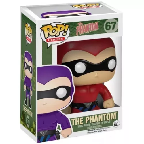 Funko Pop! The Phantom #67 Red Heroes Vinyl Figure Box