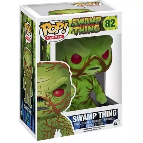 Funko Pop! Swamp Thing #82 Flocked Heroes Vinyl Figure Box