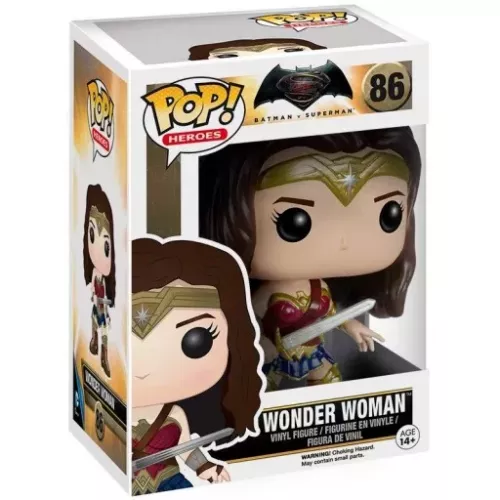 Funko Pop! Wonder Woman #86 Batman v Superman Heroes Box