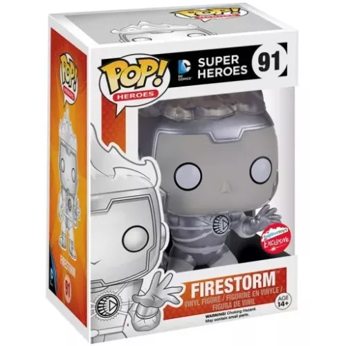 Funko Pop! Firestorm #91 White Lantern DC Comics Super Heroes Box