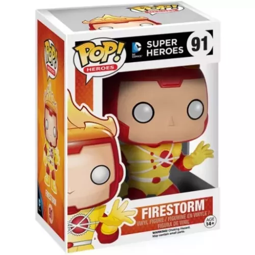 Funko Pop! Firestorm #91 DC Comics Super Heroes Vinyl Figure Box