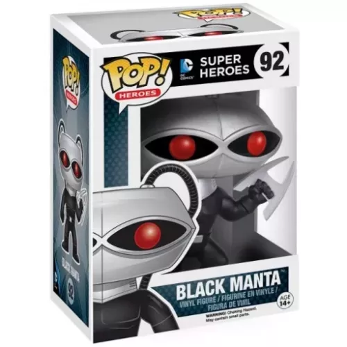 Funko Pop! Black Manta #92 DC Comics Super Heroes Vinyl Figure Box