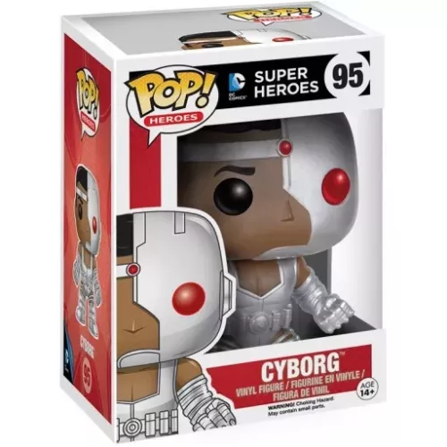 Funko Pop! Cyborg #95 DC Comics Super Heroes Vinyl Figure Box