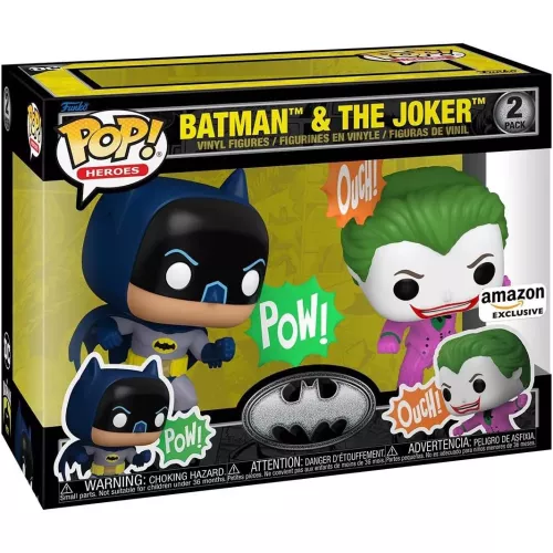 Funko Pop! Batman 2 Pack Heroes Vinyl Figure Box