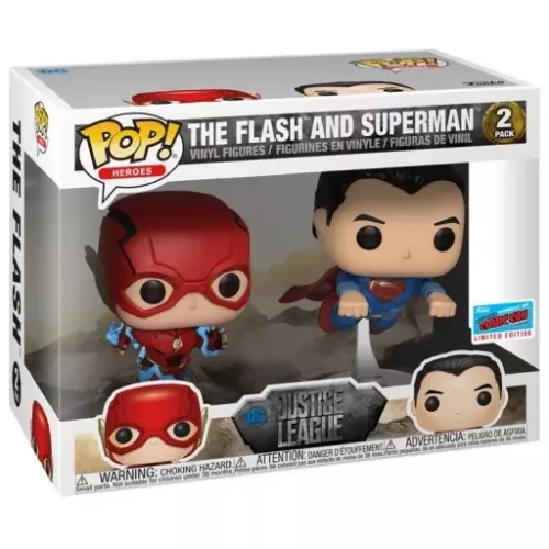Funko Pop! Superman 2 Pack DC Justice League Heroes Box