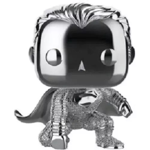 Funko Pop! Superman 3 Pack Silver Chrome Heroes Vinyl Figure