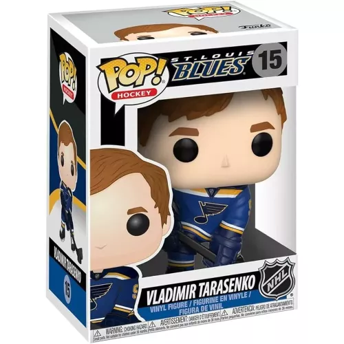 Funko Pop! Vladimir Tarasenko #15 Home Jersey St. Louis Blues Box