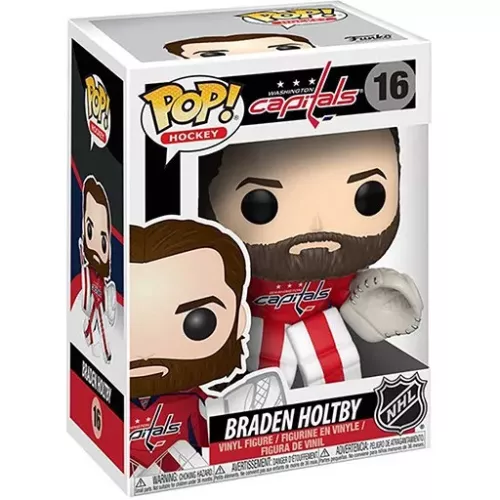 Funko Pop! Braden Holtby #16 Washington Capitals Hockey Box