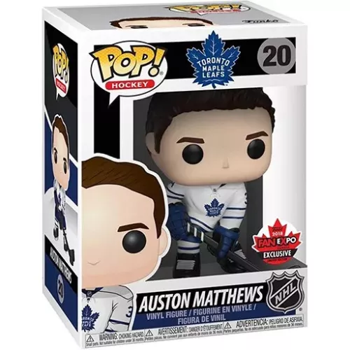 Funko Pop! Auston Matthews #20 Away Toronto Maple Leafs Box